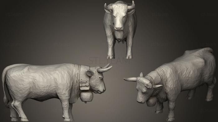 3D model Cow  Mucca (STL)